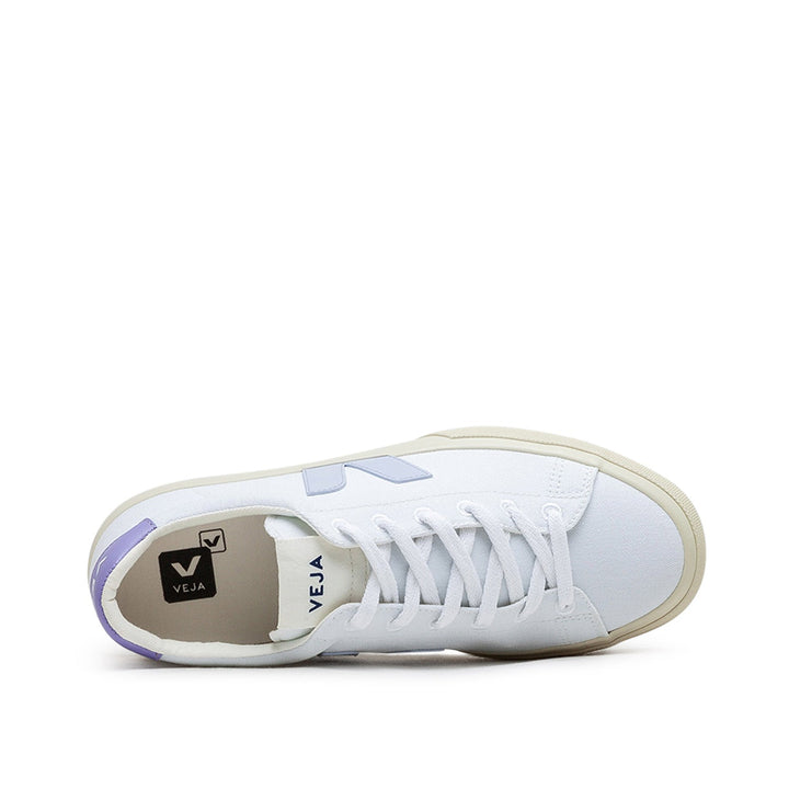 Veja WMNS Campo Canvas (White / Light Blue / Lavender)