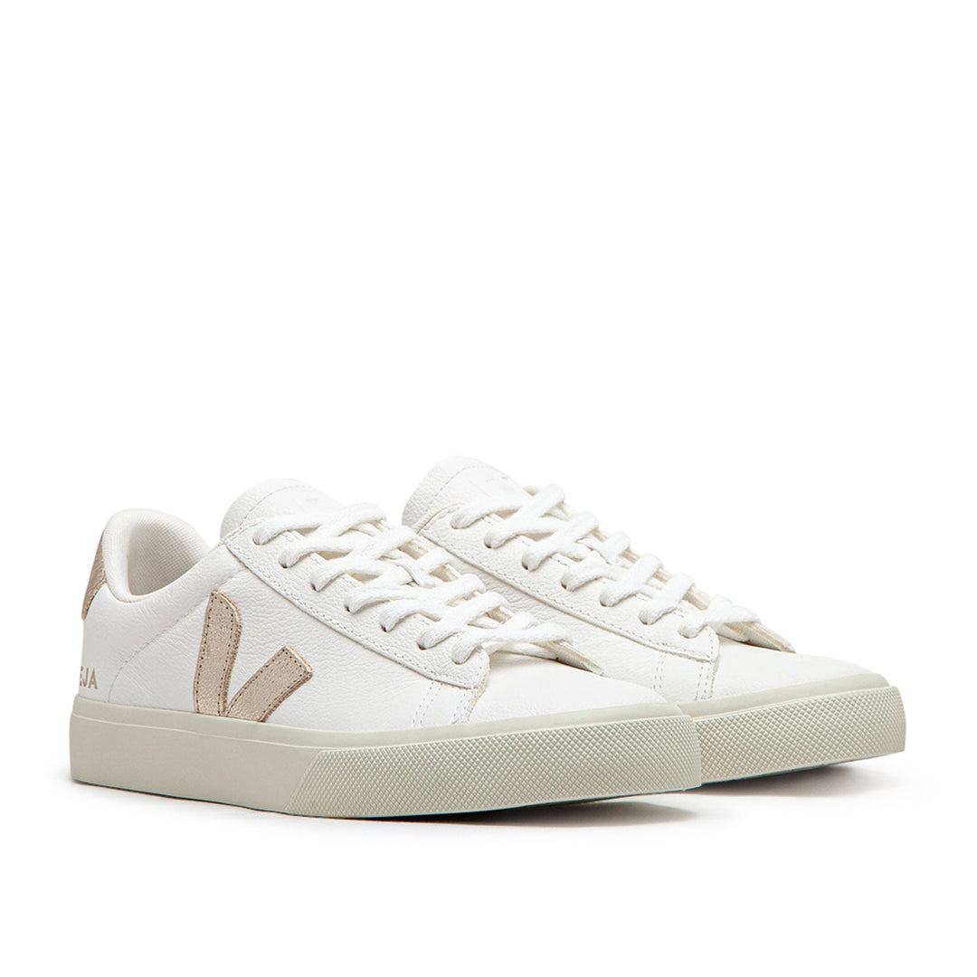 Veja WMNS Campo Chromefree Leather (White / Bronze)