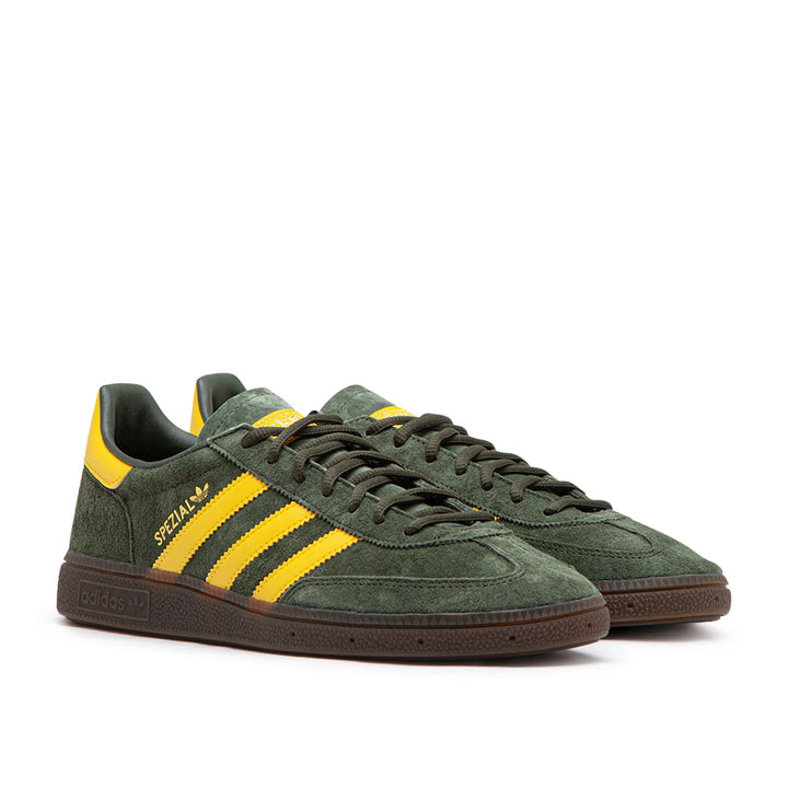 adidas Handball Spezial Sneakers in Olijfgroen en Geel