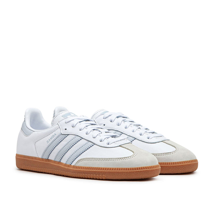 adidas WMNS Samba OG (White / Light Blue / Gum)