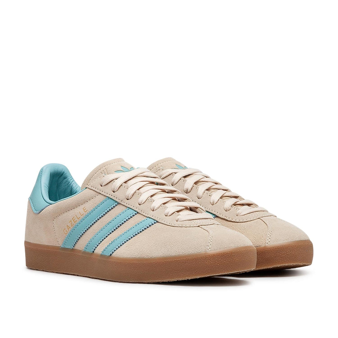 adidas Gazelle 85 (Beige / Light Blue)