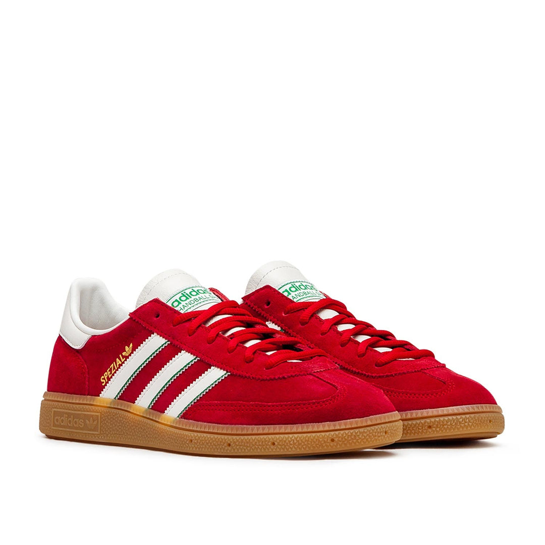 adidas Handball Spezial Sneakers in Red, White, and Green