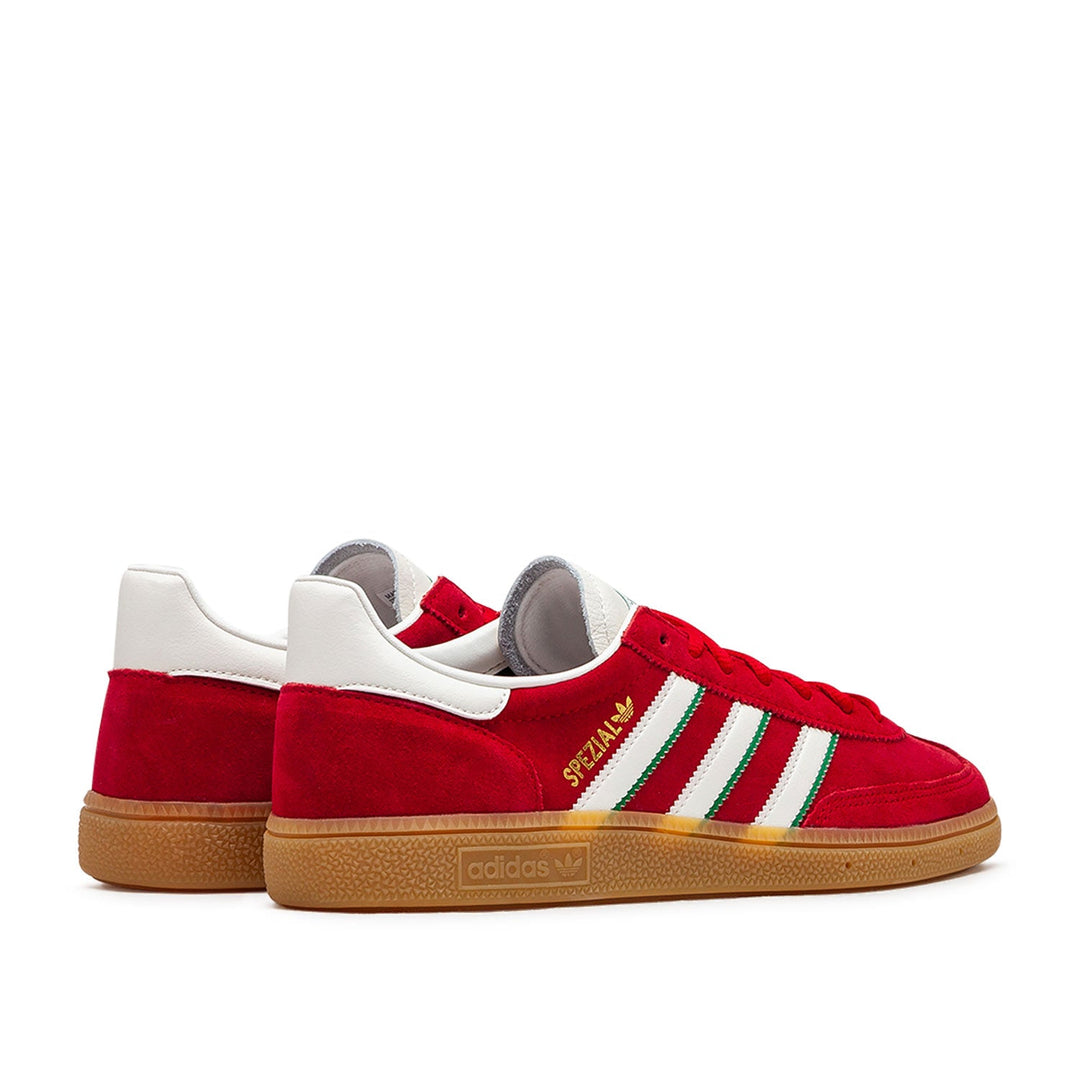 adidas Handball Spezial Sneakers in Red, White, and Green