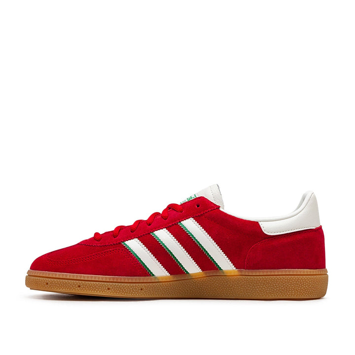 adidas Handball Spezial Sneakers in Red, White, and Green