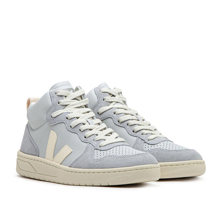 Veja WMNS V-15 Leather (Grey / Cream)