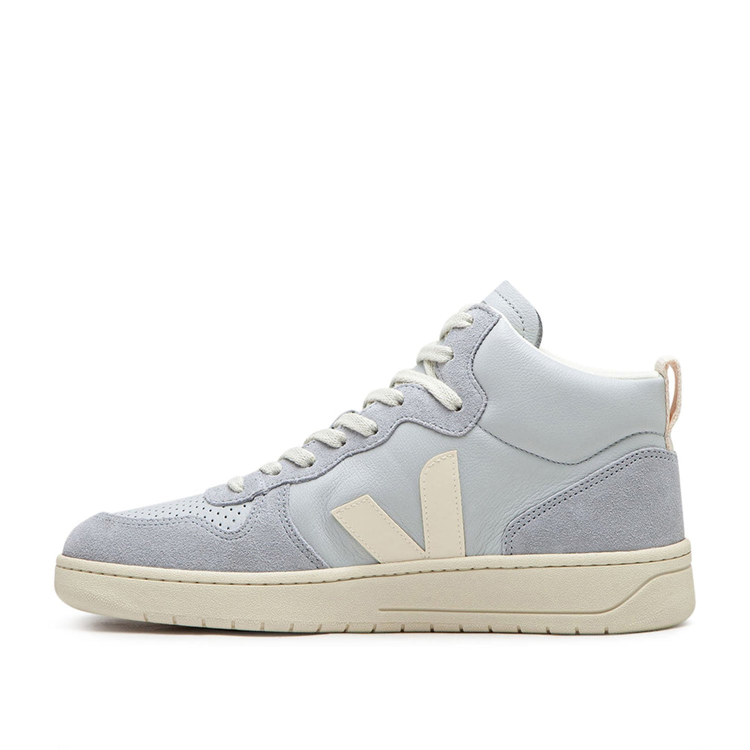 Veja V-15 Leather (Grey / Cream)