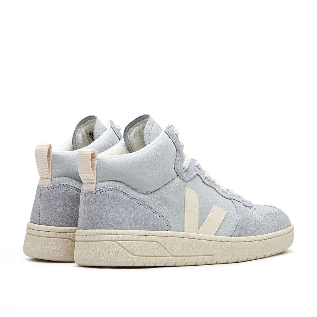 Veja V-15 Leather (Grey / Cream)