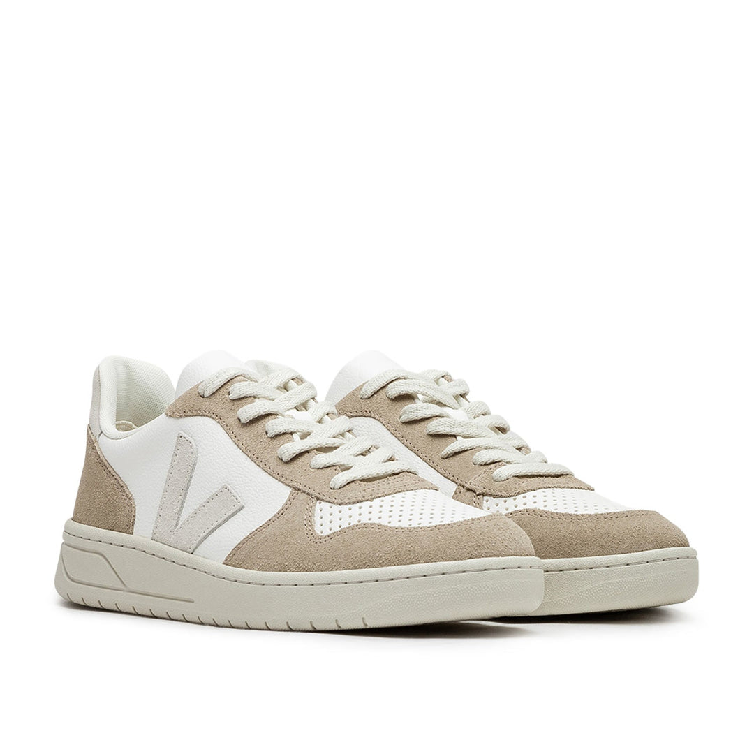 Veja V-10 Leather (Beige / Braun)