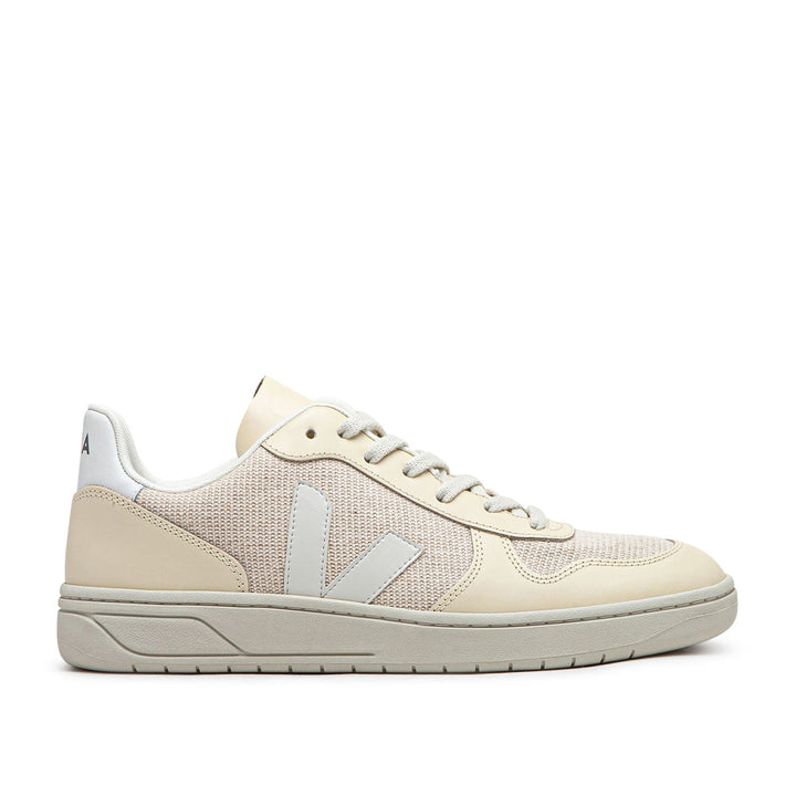 Veja V-10 (Cream / White)