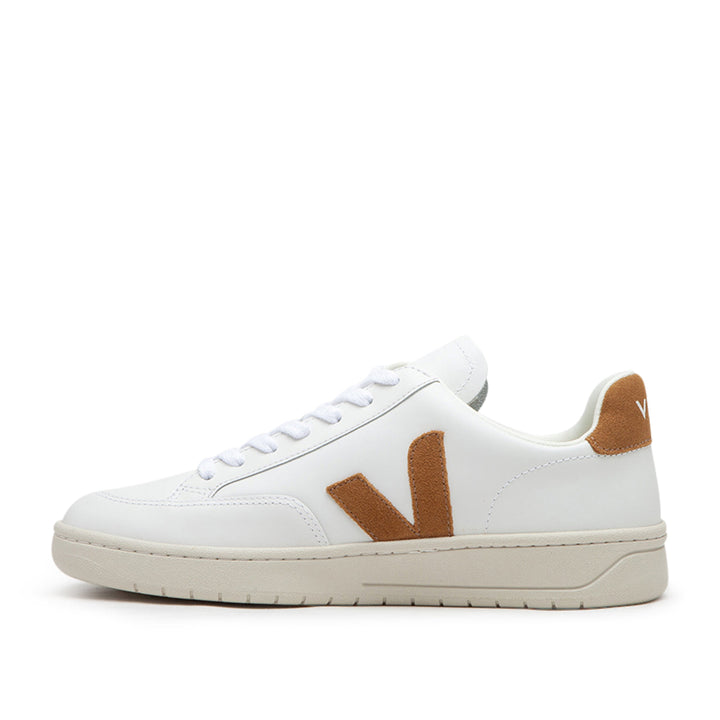 Veja V-12 Leather (White / Brown)