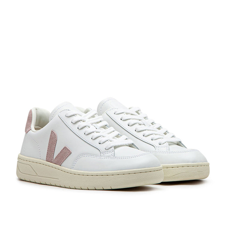 Veja WMNS V-12 Leather (White / Rose)