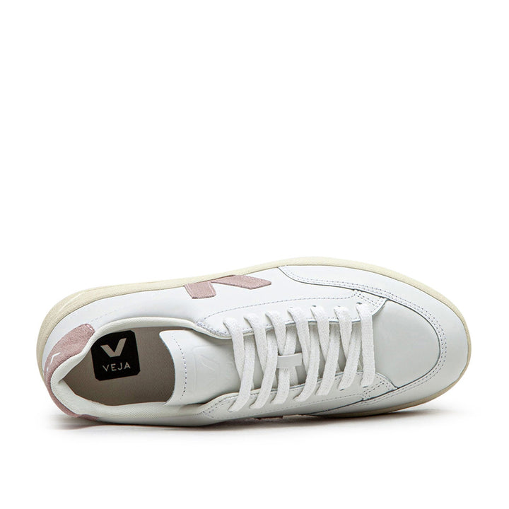 Veja WMNS V-12 Leather (White / Rose)