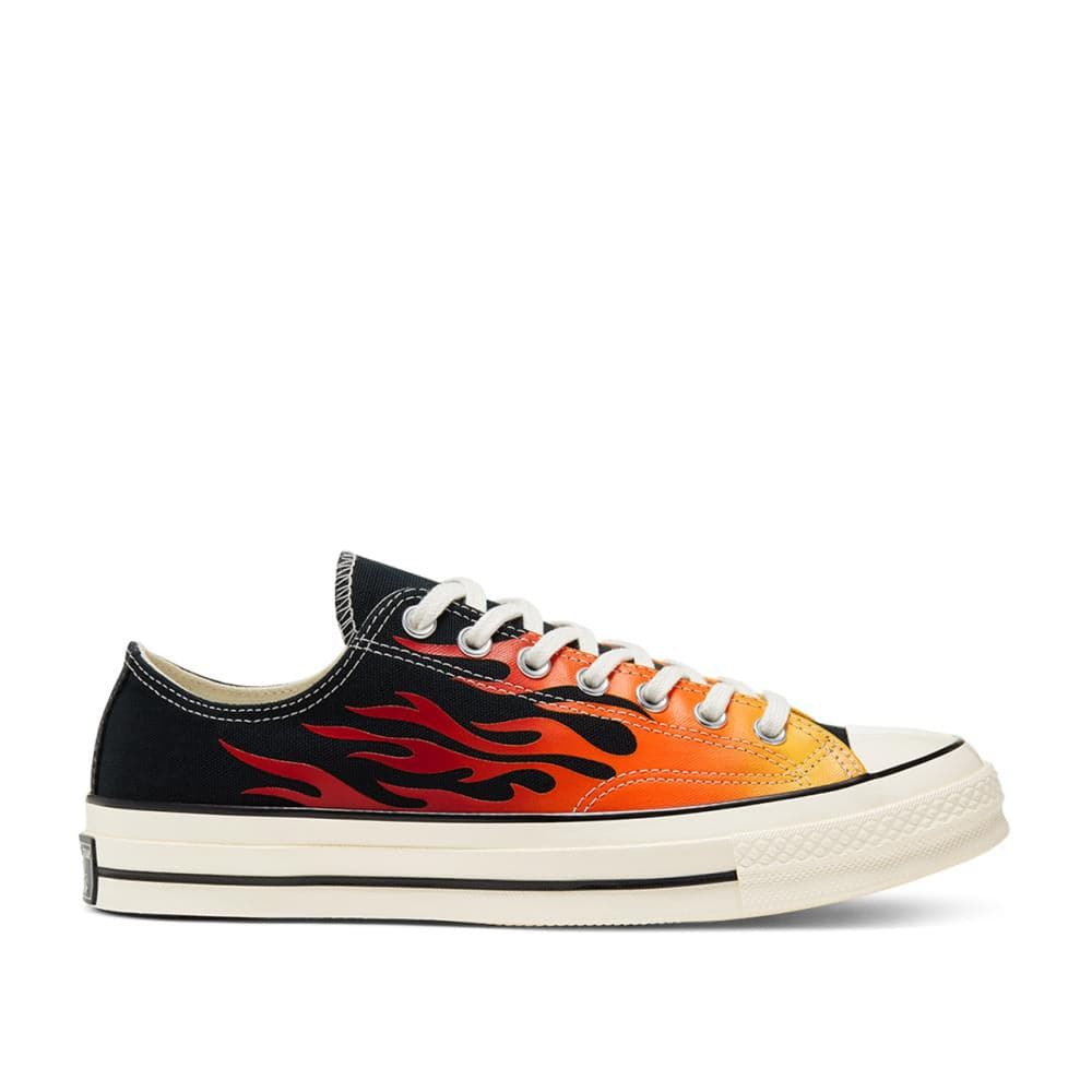 Converse Archive Print Chuck 70 Low (Zwart/Rood/Oranje)