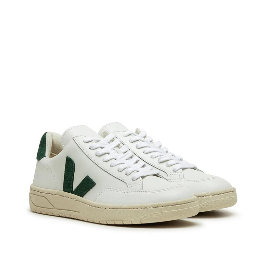 Veja WMNS V-12 Leather (White / Green)